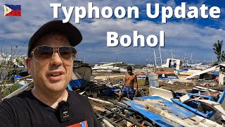 Typhoon Odette Update in Bohol  Philippines [upl. by Artur]