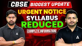 🔴 CBSE Board Exam 2025 Major Changes Announced😲 CBSE Class 10 amp Class 12 Syllabus Reduced [upl. by Anelis313]