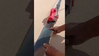 Automatic welder for Tarpaulin waterproofing Pondlining [upl. by Anahs]