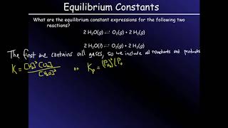 Equilibrium Constant Kp Heterogenous Equilibria Part 4 [upl. by Heida]