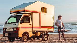 Worlds Smallest Truck Camper  Costal Road Trip Camping [upl. by Bushore294]