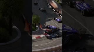 F1 24 Chaos at the Monaco Hairpin  Intense Action 🏁🔥 [upl. by Schapira]