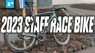 Specialized SWorks Tarmac Sl7  2023 staff custom build race bike [upl. by Ahsikram468]