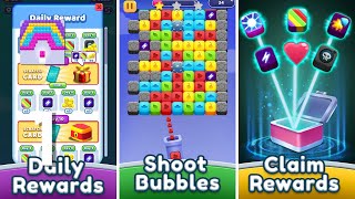 Bubble Shooter Rainbow 2024 Gameplay Walkthrough Part 1 Android IOS [upl. by Morentz]