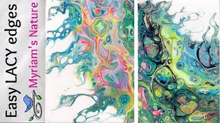 29 Tons of CELLS and a TECHNIQUE for LACING  DIMETHICONE in fluid acrylic painting  NO torch [upl. by Dor]