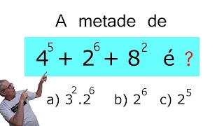 GRINGS  METADE DA SOMA DAS POTÊNCIAS É [upl. by Daune]