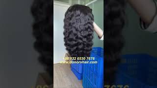 Donors Raw Hair Burmese Curly 13x4 HD Lace Frontal Wig 20 Inch Ftdonorshair [upl. by Analle508]