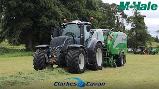 Silage 2022  Baling with a McHale Fusion F5500 Valtra Claas amp Kubota [upl. by Israel]