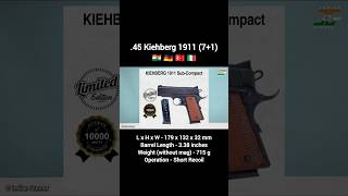 Kiehberg 1911 45 Compact पिस्तौल 🇮🇳 🇩🇪 🇹🇷 🇮🇹 [upl. by Imoin133]