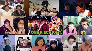 WORST GENERATION VS 2 YONKOU FULL FIGHT  ONE PIECE EPISODE 1017 REACTION MASHUP [upl. by Renata]