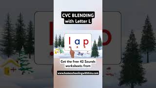 CVC BLENDING with Letter L jollyphonics phonics blending [upl. by Yaeger]