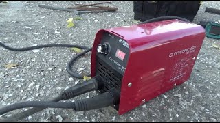 Welding machine STAYER CityWork 160 ηλεκτροκόλληση [upl. by Airednaxela258]