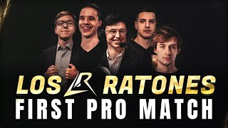 LOS RATONES First PRO Match In NNO CUP  ft Caedrel Baus Nemesis amp Crownshot [upl. by Opaline]