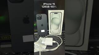 iPhone 15 128GB 100 rec 2024 iphone ios apple e [upl. by Esiuqcaj]