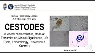 Unit 3 Cestodes Indepth Review [upl. by Aramoix722]