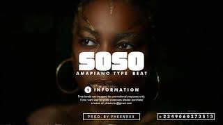 Amapiano Beat Instrumental 2024 quot SOSO quot  Shallipopi x Odumodublvck Type Beat Pheenrex [upl. by Annalise]