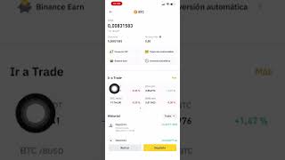 Como convertir BTCBitcoin en USDT en BINANCE [upl. by Dragon319]