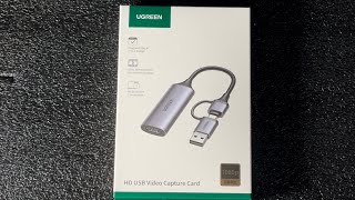 Unboxing y setup de la capturadora de video Ugreen [upl. by Bbor]