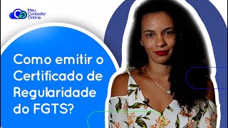 Aprenda como emitir o certificado de regularidade do FGTS [upl. by Henson]