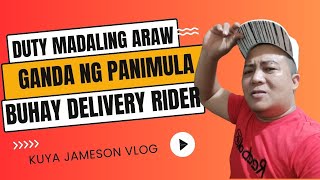 Duty madaling araw  Ganda ng panimula  Buhay Delivery Rider  foodpanda [upl. by Viveca]