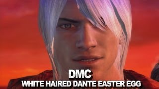 DmC Devil May Cry  White Haired Dante Easter Egg [upl. by Dorisa]