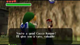 Legend of Zelda Ocarina of Time Walkthrough 09 56 quotBiggoron Sword Trading Quest Part 1quot [upl. by Trebma708]