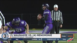 Waunakee tops Menomonie moves to level 4 [upl. by Lleval]