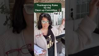 The Elders Thanksgiving Rules for Cleanup Committee Part 2of3🦃elders thanksgiving bmackwrites [upl. by Atnek]