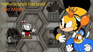 Cuphead Honeycomb Herland Geo Mode [upl. by Hungarian401]