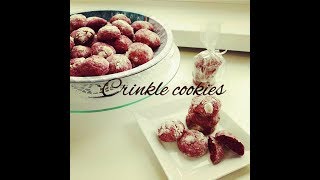 Red Velvet Crinkle Cookies neboli Popraskané sušenky ♥ Valentýnská edice ♥ CZSK HD recipe [upl. by Amadis969]