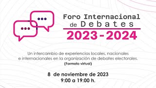 Foro Internacional de Debates 20232024 Mesa 2 [upl. by Ddart]