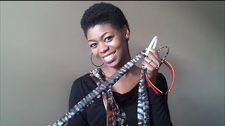 Natural Hair 4C Afro TWA Accessories [upl. by Ayenet825]