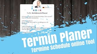 Terminplaner zum Termin vereinbaren Time Schedule App  Tool [upl. by Rafaelia661]