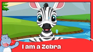 HippoStar – I am a Zebra  Official Music Video HD [upl. by Noyahs]