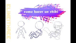 Como hacer un chibi Cuerpo  Eline1three [upl. by Niehaus35]