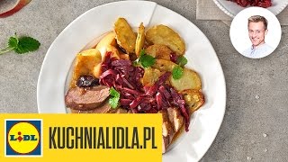 🍴 Pierś gęsi duszona z jabłkami śliwkami i żurawiną – Paweł z Podhala – Przepisy Kuchni Lidla [upl. by West]