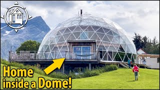 Sustainable Arctic DOME HOME recycles water amp grows food [upl. by Gasser]