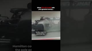 When Lewis Hamilton won pole position against Max Verstappen in the rain in Formula 1 [upl. by Dorris]