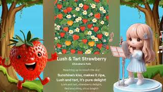 Lush and Tart Strawberry 🍓 🍓 🍓 New Version Nursery Rhymes amp Kids Song [upl. by Nedah]