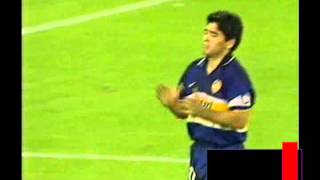 Tiro libre de Diego y atajada de Chilavert [upl. by Saqaw]