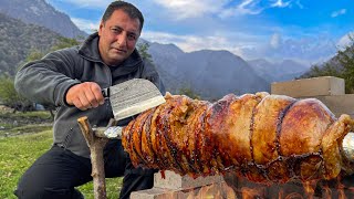 Divine Taste of Lamb Meat in Tandoor Traditional Dish Of Azerbaijan [upl. by Endys275]