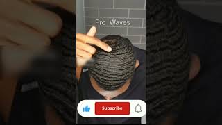 PROGRESSION 🥵 wavy 360waves 180waves hairstyle waves 360waveprocess hair style [upl. by Suivatna]