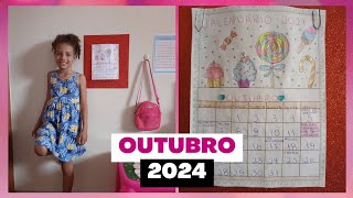 Calendário de OUTUBRO de 2024 [upl. by Shank939]