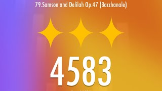 Samson and Delilah Op47 BacchanalePiano Tiles Umod [upl. by Nayhr]