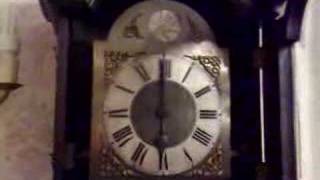 EDWARDIAN LONGCASE GRANDFATHER CLOCK FOR RESTORATION [upl. by Sldney]