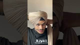 Navi turban king  wattan wala parna tutorial shortvideo punjabisong shortfeed [upl. by Ardied]