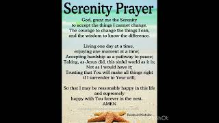 The Serenity Prayer 🙏🏼 prayer pray praying god jesus holyspirit 3in1 holytrinity [upl. by Offen561]