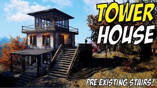 Fallout 76 CAMP Tutorial  Immersive Watchtower Home Build [upl. by Tarsuss667]