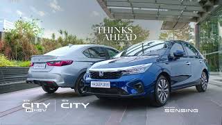 The New Honda Sensing Enabled City amp City eHEV [upl. by Laehcor]