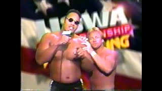 USWA TV 6151996 Flex Kavana the Rock vs Kip Morris Plus Brickhouse Brown vs Bart Sawyer [upl. by Gnouv774]